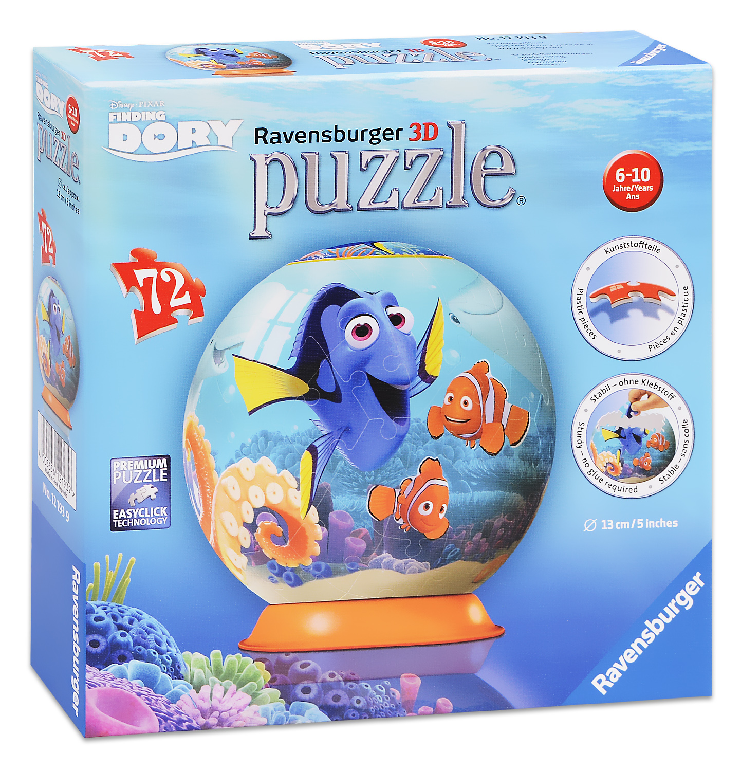 3D Пъзел Ravensburger от 72 части - Търсенето на Дори