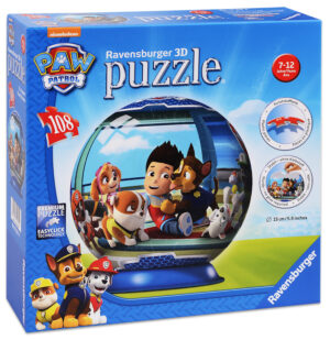 3D Пъзел Ravensburger от 108 части - Пес патрул