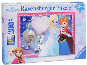 Пъзел Ravensburger от 200 XXL части - Сестри завинаги, Замръзналото кралство