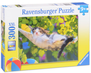 Пъзел Ravensburger от 300 XXL части - Коте в люлка