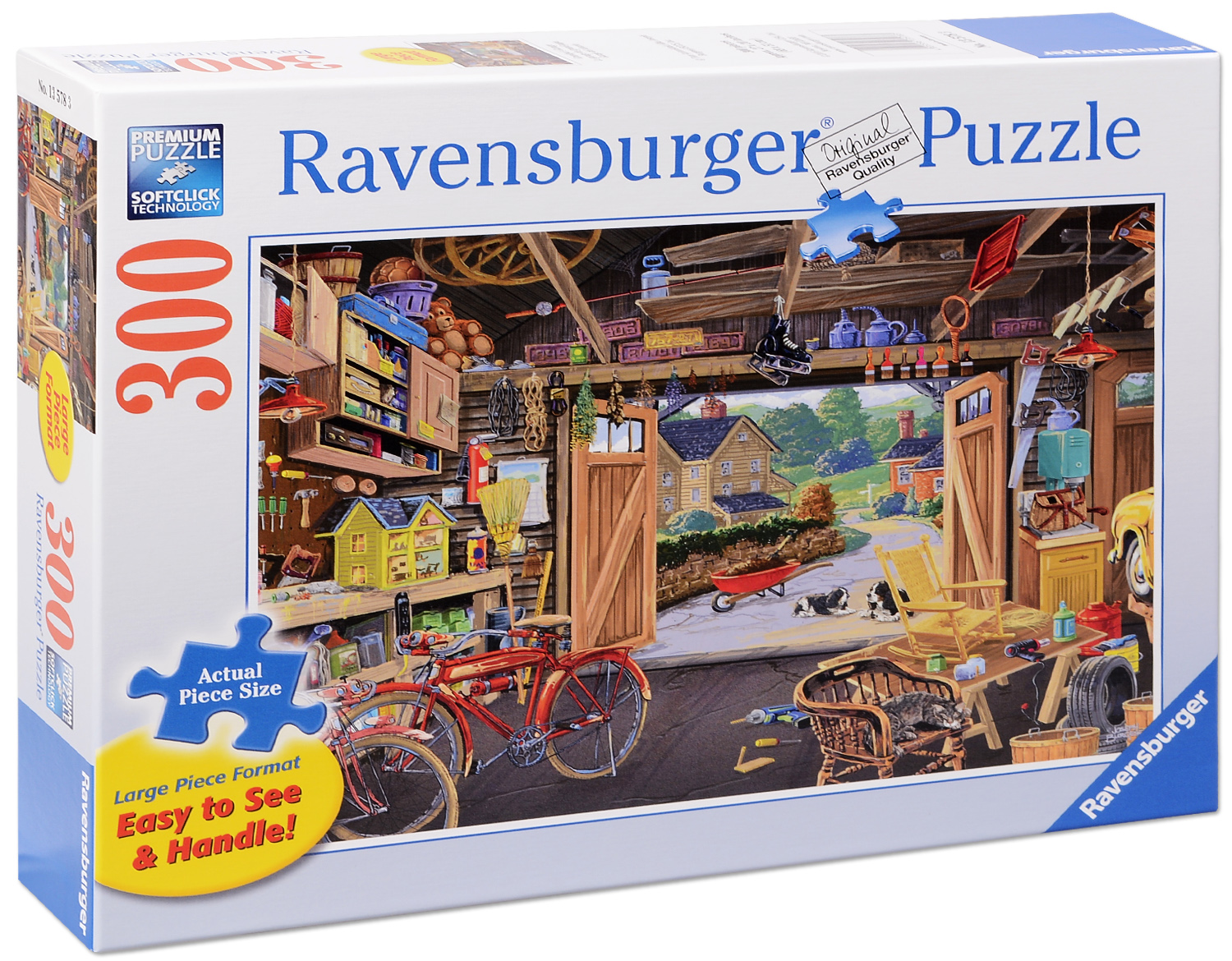 Пъзел Ravensburger от 300 XXL части - Гаражът на дядо