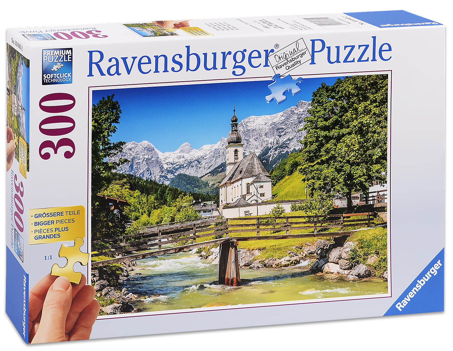 Пъзел Ravensburger от 300 части - Рамсау Бавария