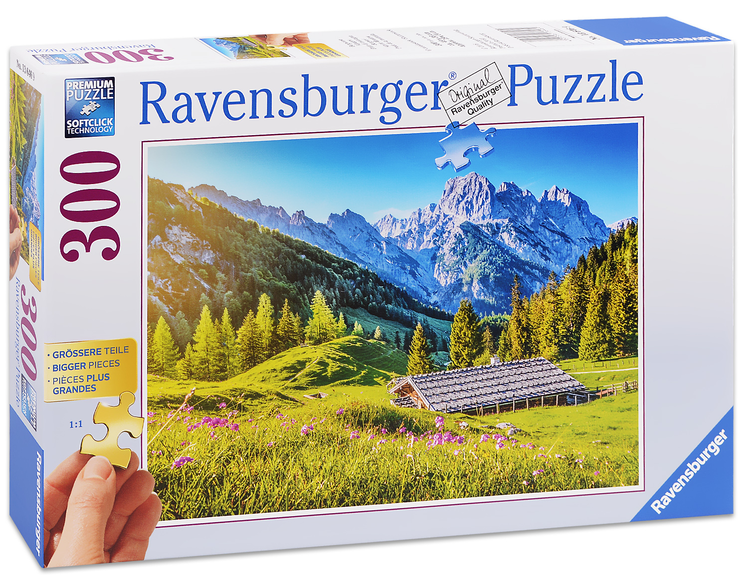Пъзел Ravensburger от 300 части - Ливада в Алпите
