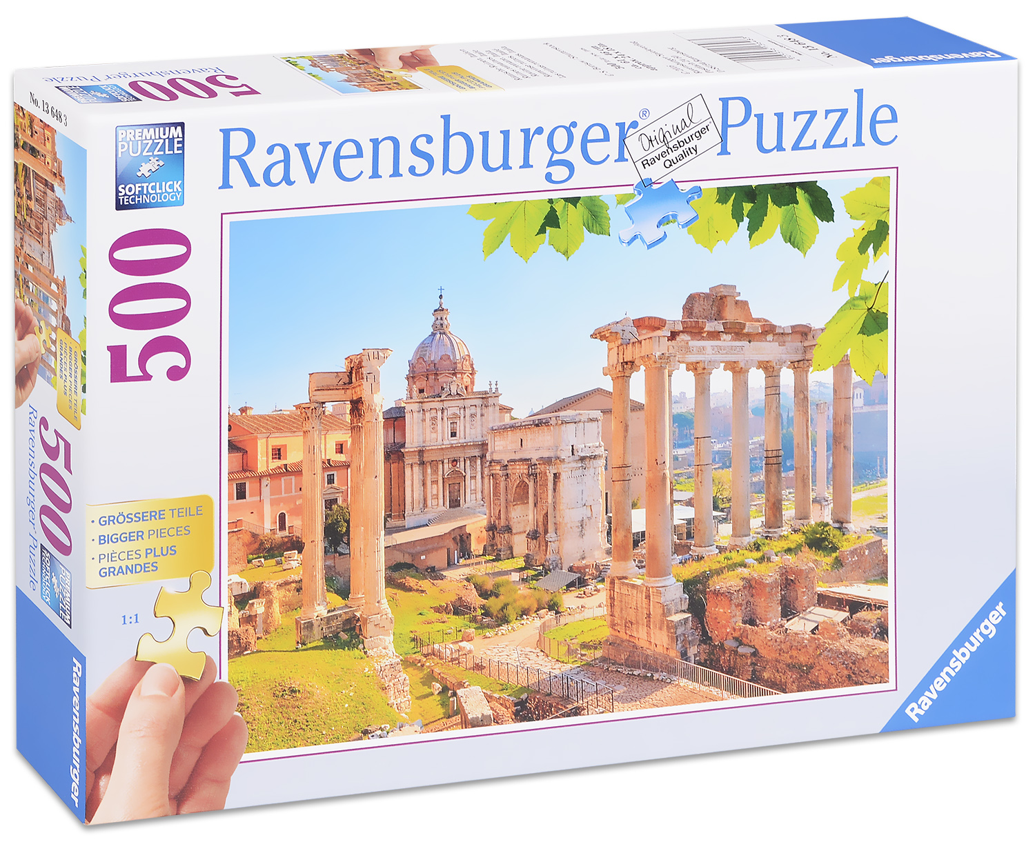 Пъзел Ravensburger от 500 части - Римски руини в Италия