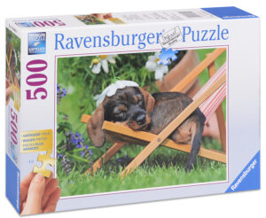 Пъзел Ravensburger от 500 части - Сладко кученце
