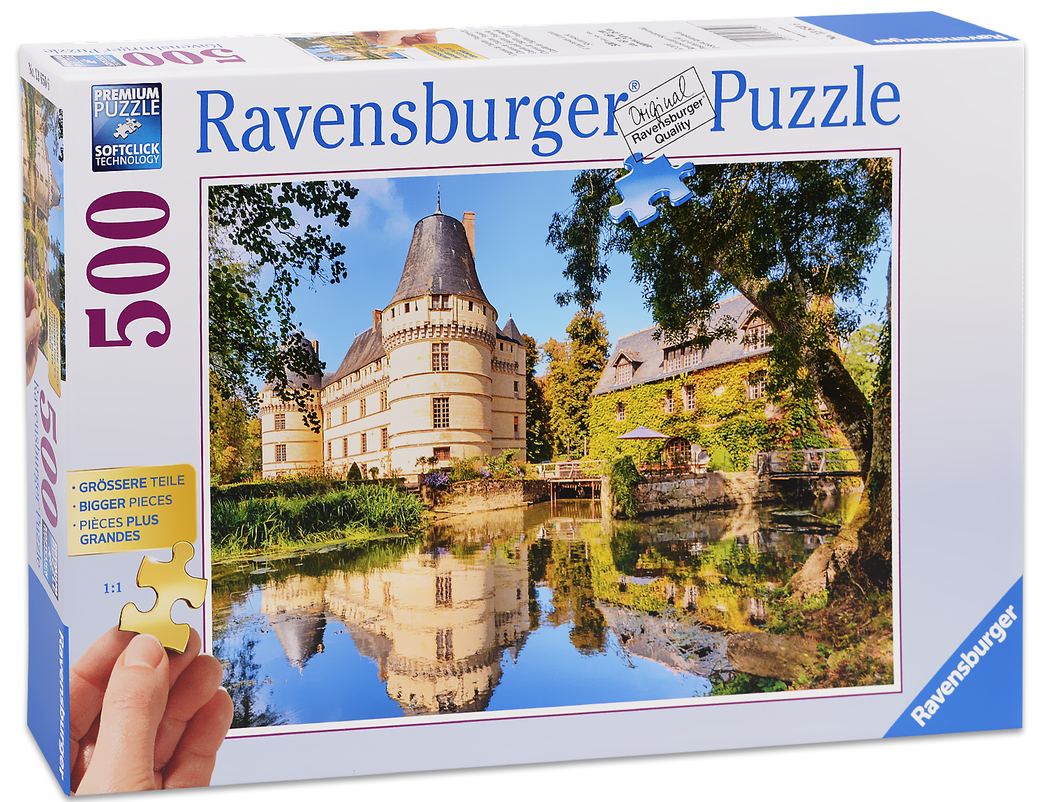 Пъзел Ravensburger от 500 части - Шато де лислет във Франция