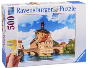 Пъзел Ravensburger от 500 части - Кметството в Бамберг