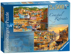 Пъзел Ravensburger от 2 x 500 части - Пейзаж от кея
