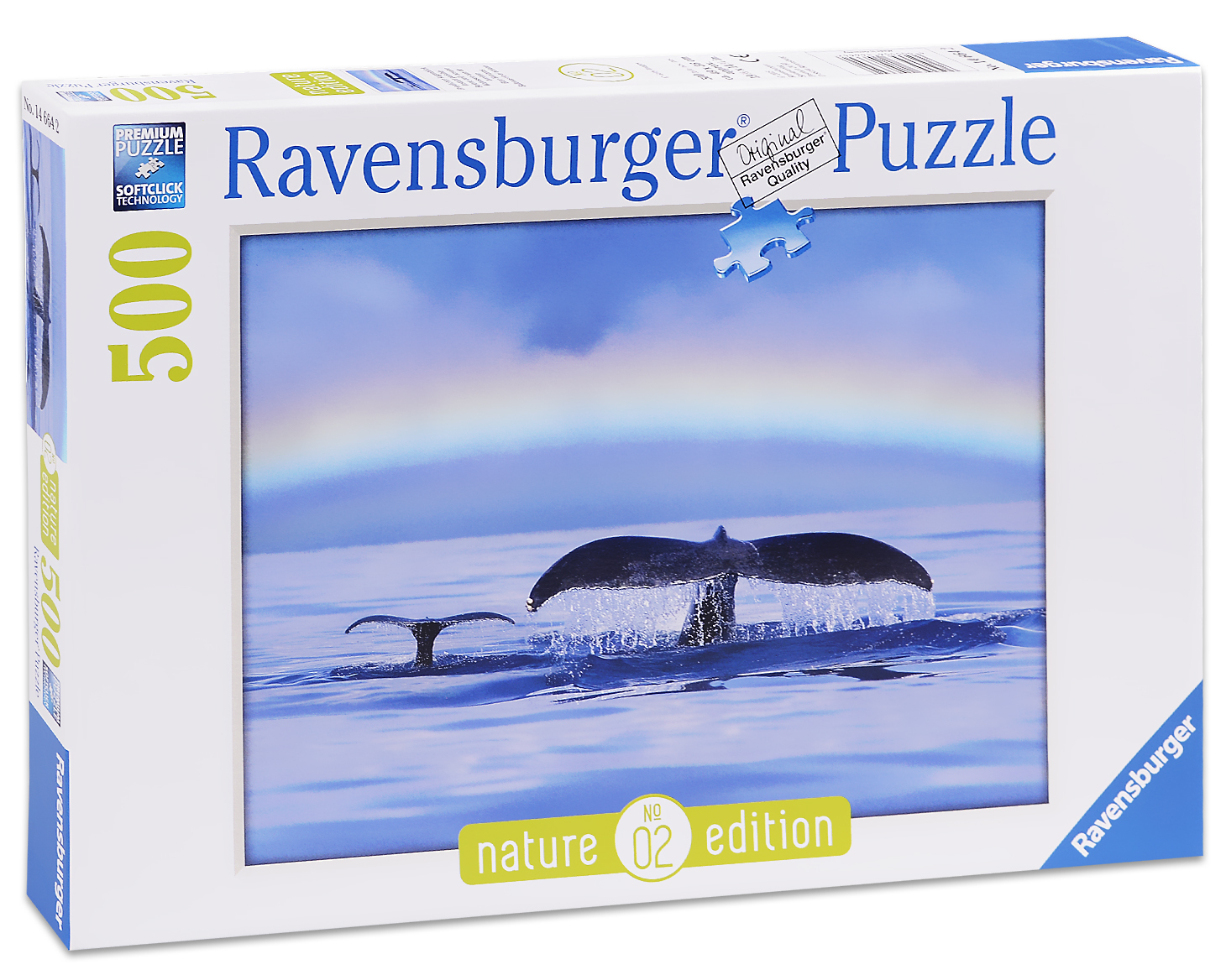 Пъзел Ravensburger от 500 части - Сини хоризонти
