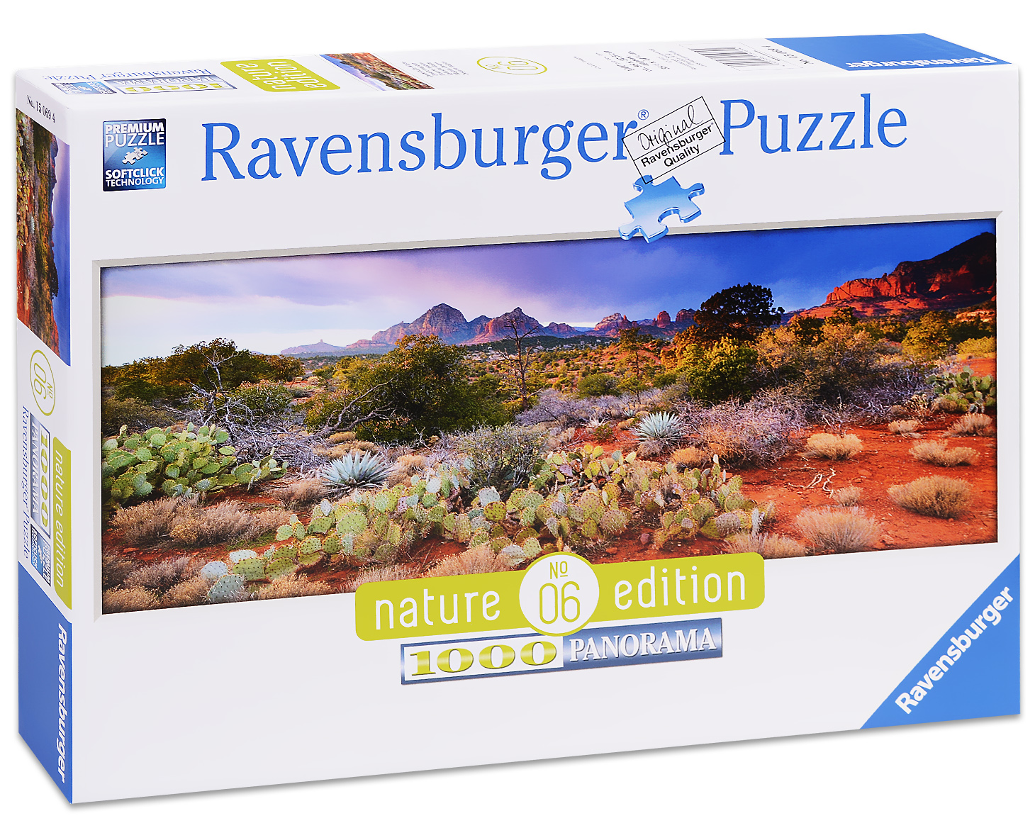 Панорамен пъзел Ravensburger от 1000 части - Магическа пустиня