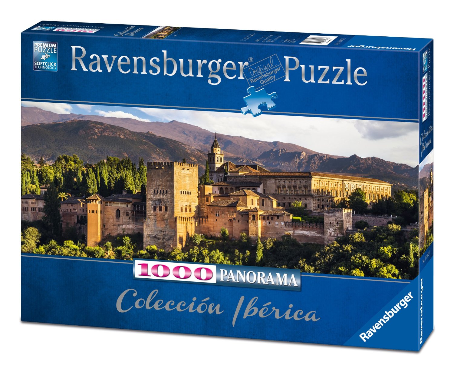Панорамен пъзел Ravensburger от 1000 части - Гранада