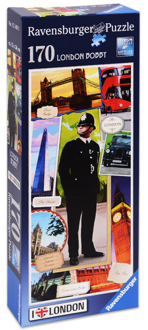 Панорамен пъзел Ravensburger от 170 части - Лондонски полицай
