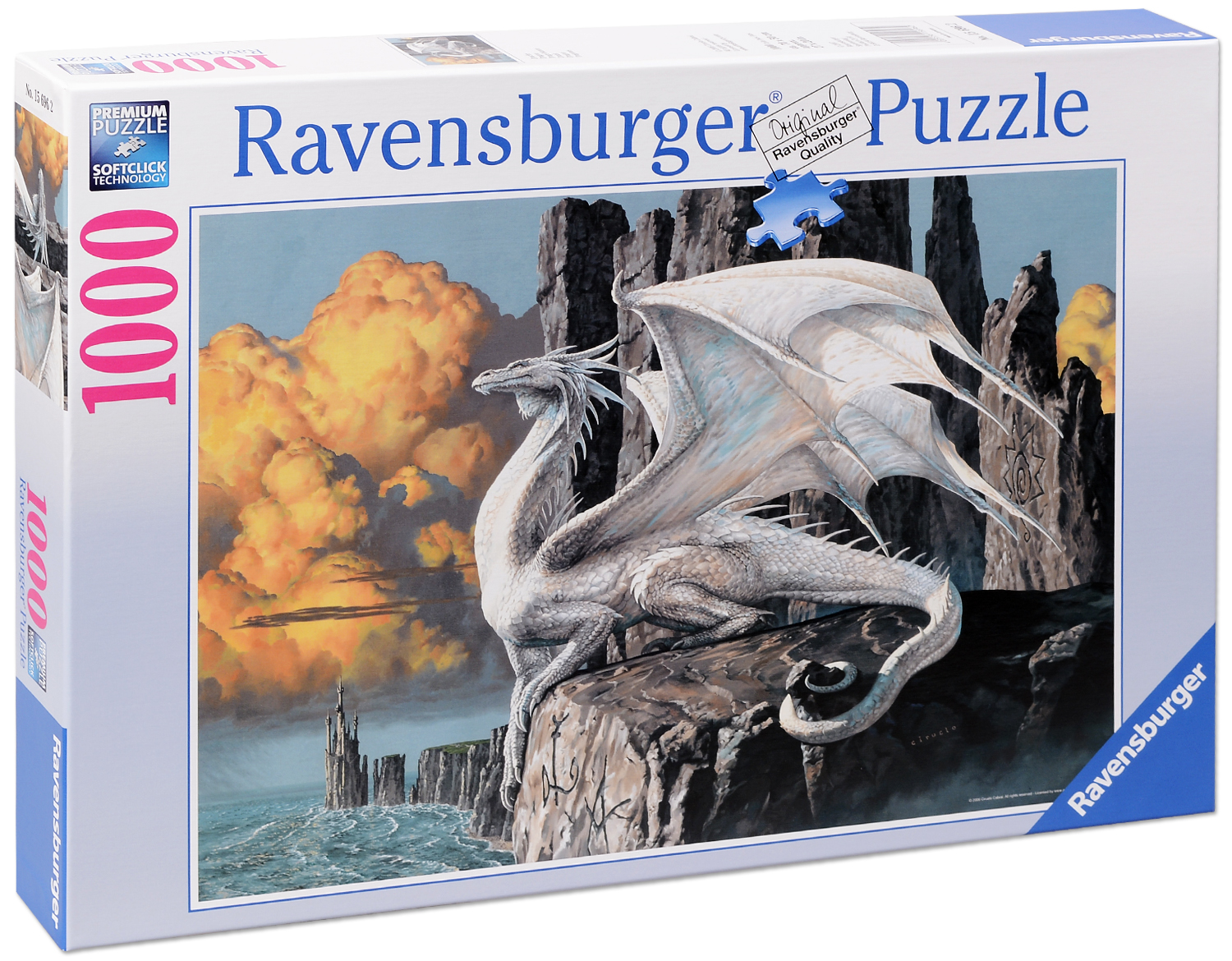 Пъзел Ravensburger от 1000 части - Дракон