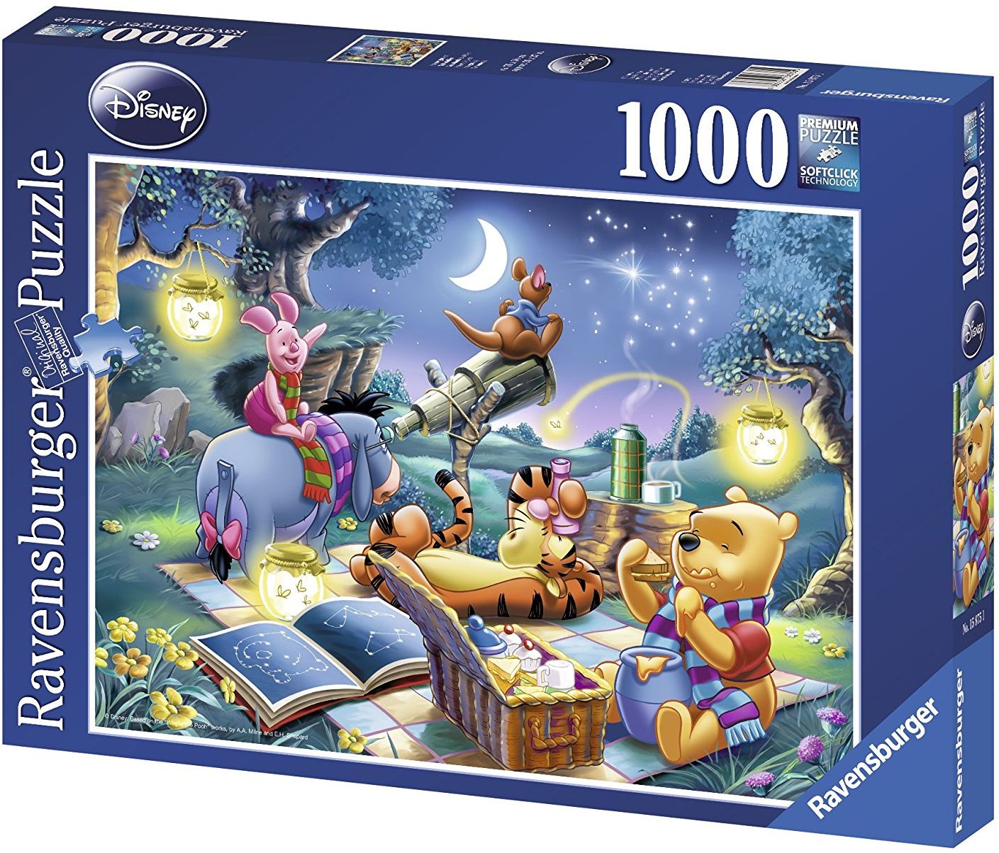 Пъзел Ravensburger от 1000 части - Мечо Пух