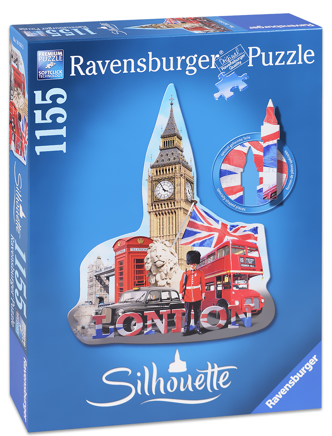 Пъзел Ravensburger от 1155 части - Биг Бен