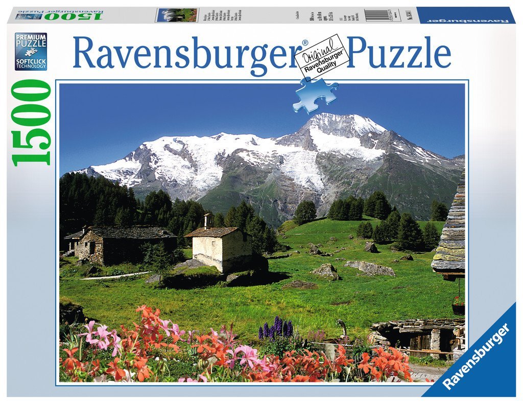 Пъзел Ravensburger от 1500 части - Планински пейзаж