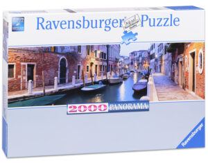 Панорамен пъзел Ravensburger от 2000 части - Вечер във Венеция