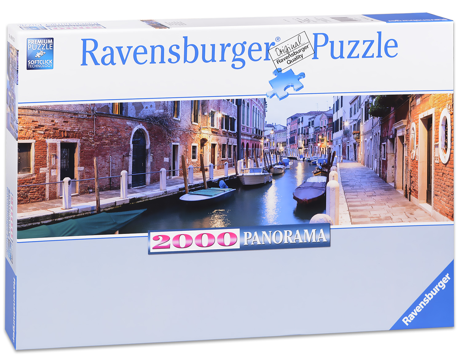 Панорамен пъзел Ravensburger от 2000 части - Вечер във Венеция