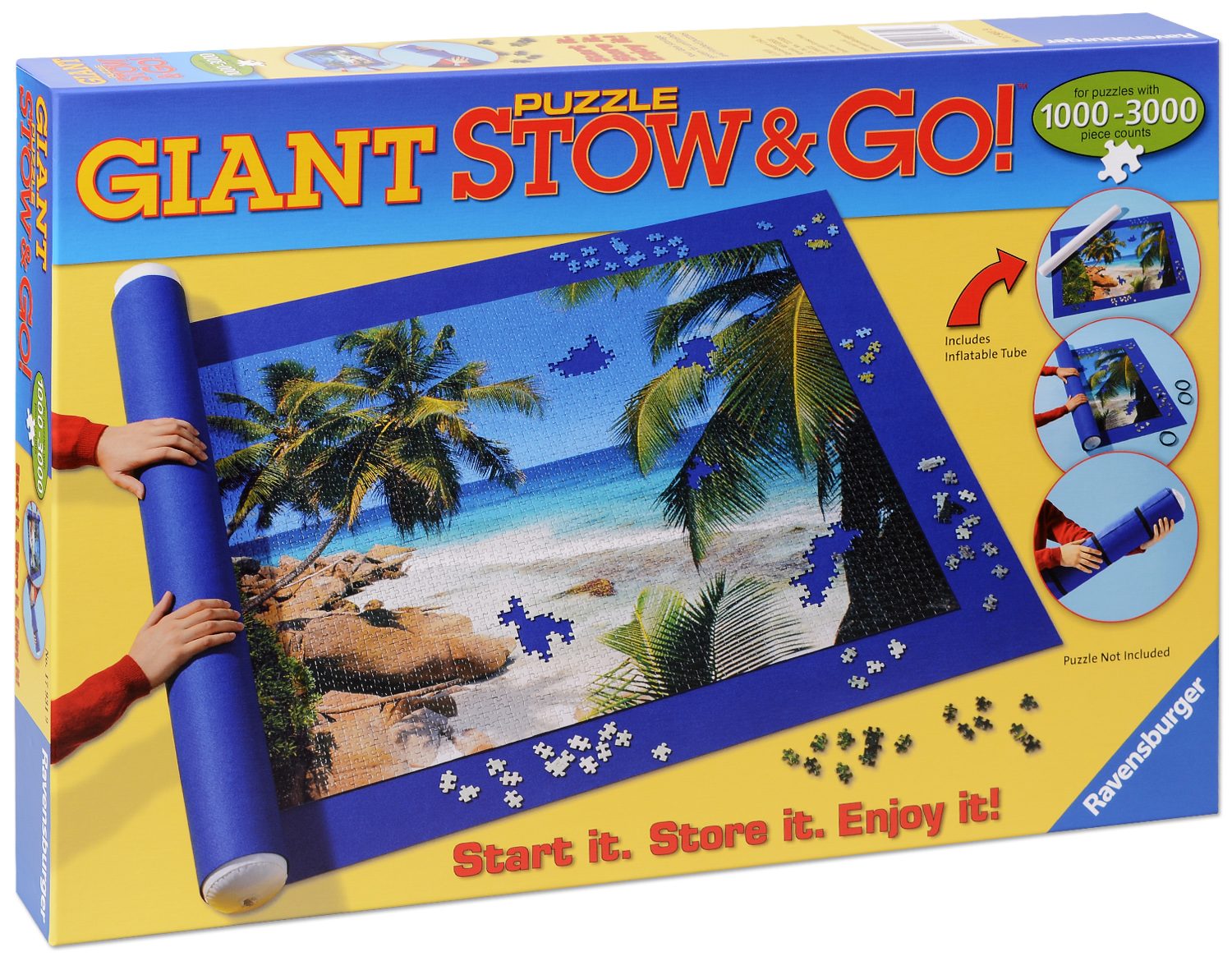 Килимче за редене и съхранение на пъзели Ravensburger - От 1000 до 3000 части