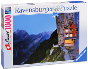 Пъзел Ravensburger от 1000 части - Къща в скалите