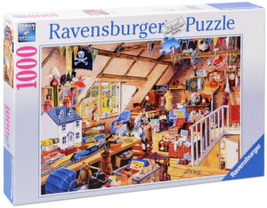 Пъзел Ravensburger от 1000 части - Слънчева мансарда