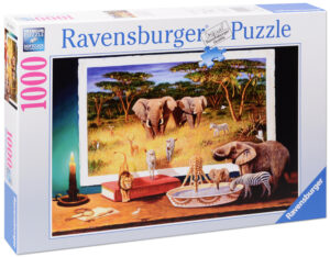 Пъзел Ravensburger от 1000 части - Нощни посетители