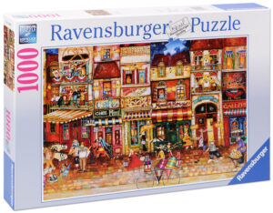 Пъзел Ravensburger от 1000 части - Улиците на Франция