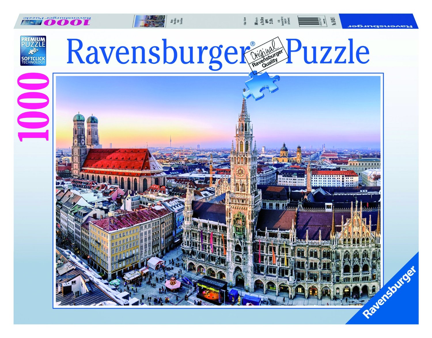 Пъзел Ravensburger от 1000 части - Мюнхен