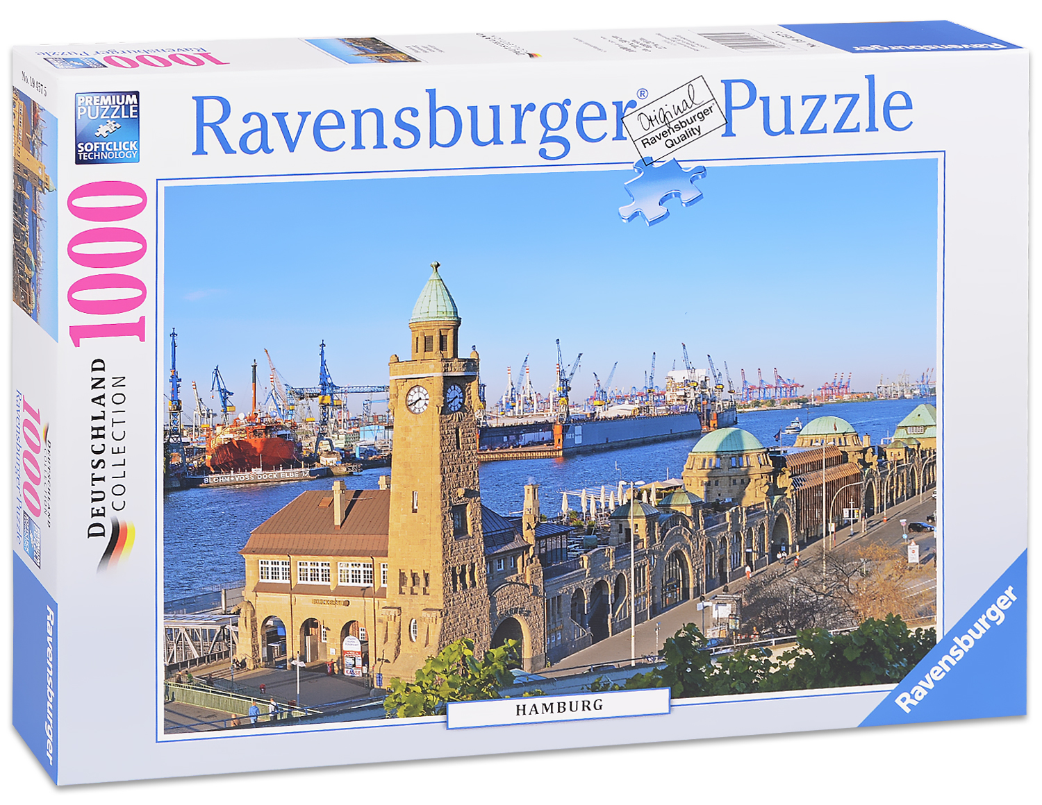Пъзел Ravensburger от 1000 части - Хамбург