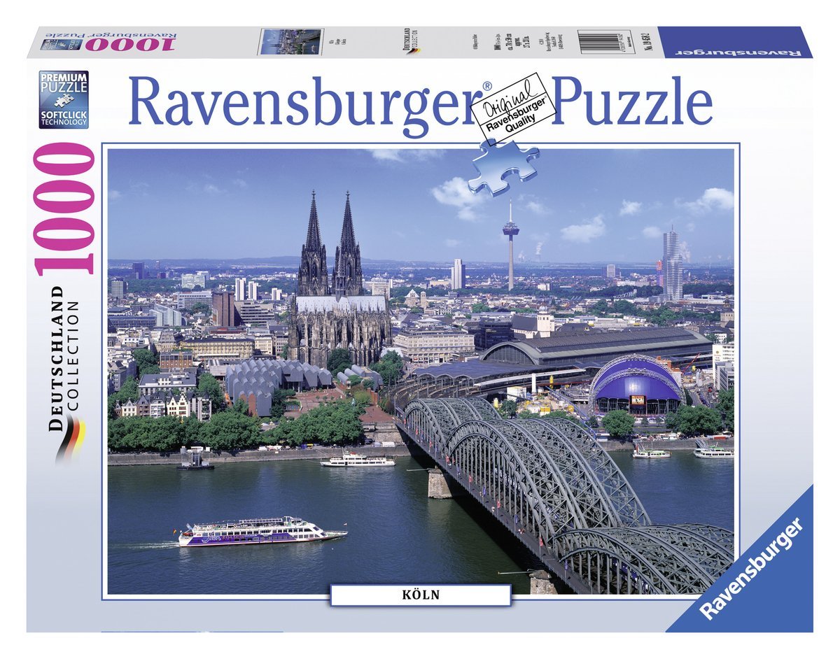 Пъзел Ravensburger от 1000 части - Кьолн