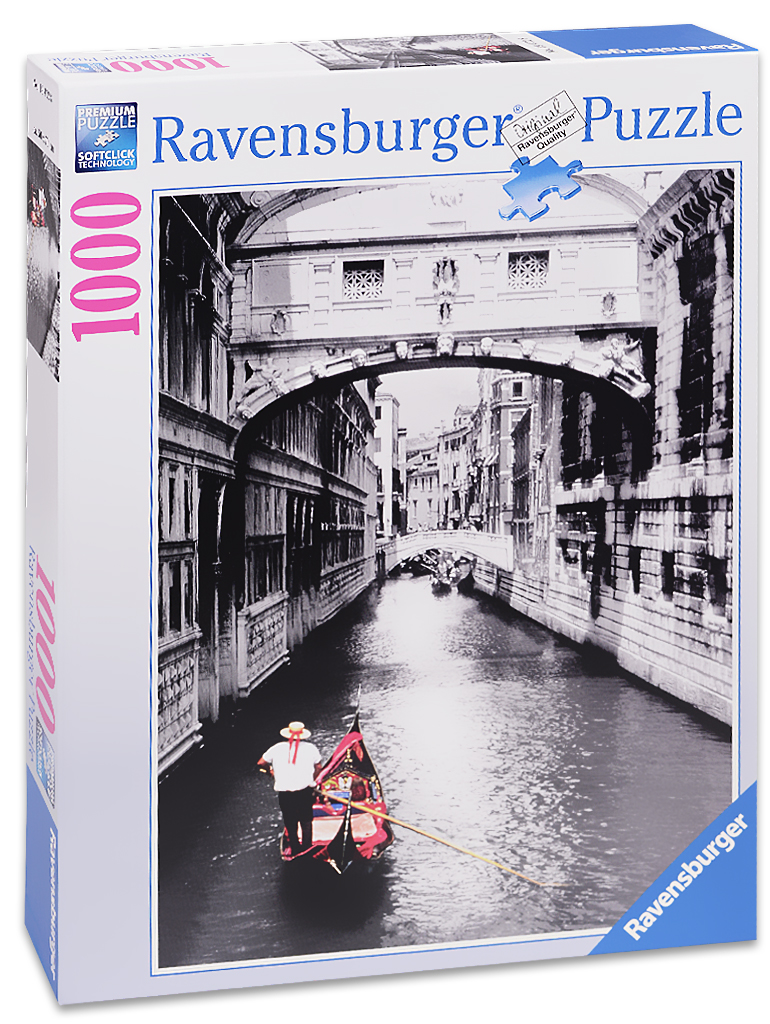 Пъзел Ravensburger от 1000 части - Венеция - Канале Гранде