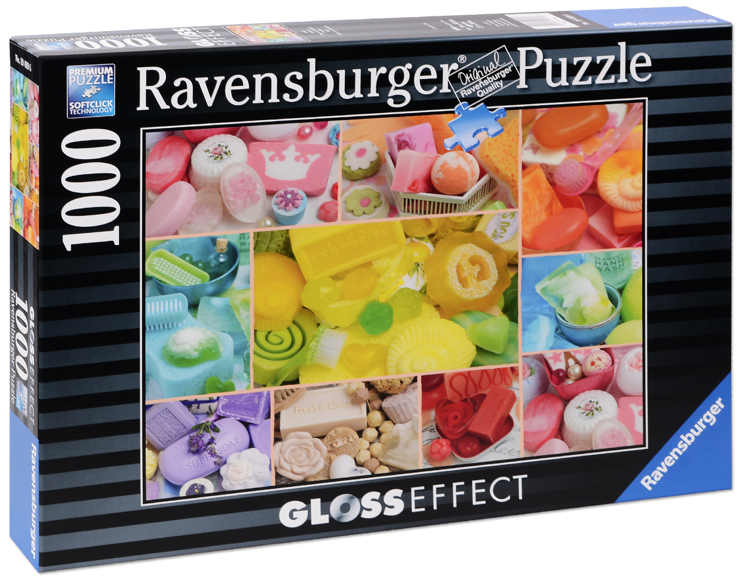 Пъзел Ravensburger от 1000 части - Цветни сапуни