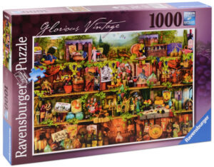 Пъзел Ravensburger от 1000 части - Величествен винтидж пейзаж