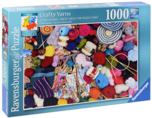 Пъзел Ravensburger от 1000 части - Цветни прежди