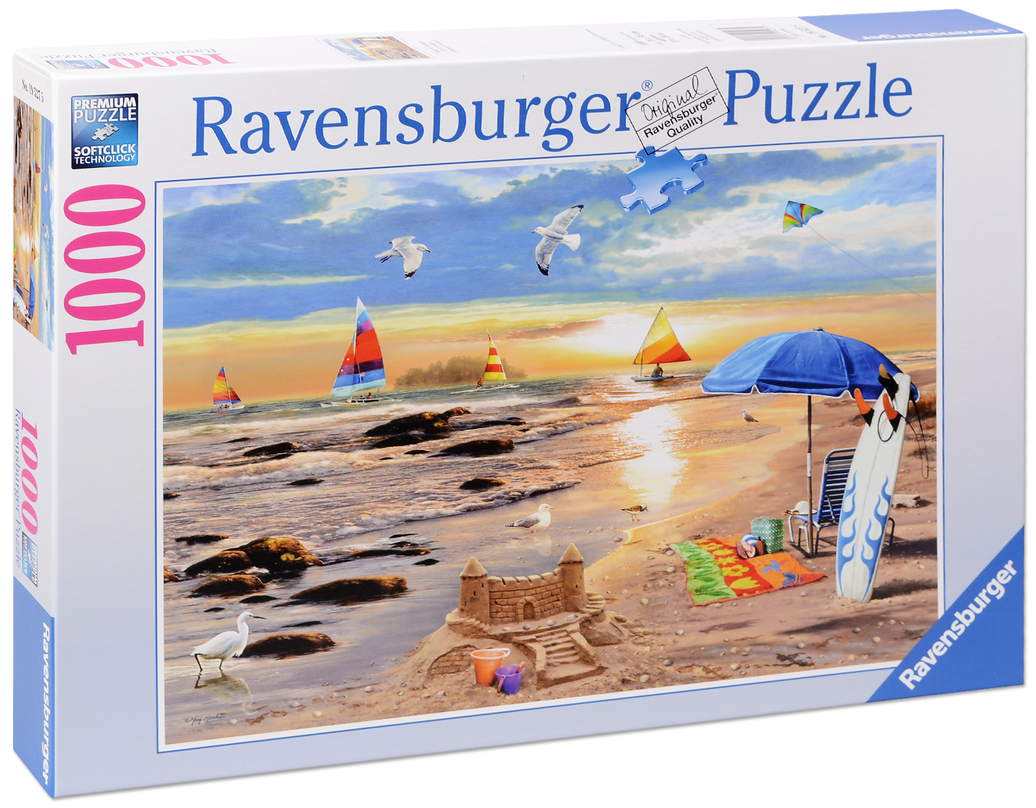Пъзел Ravensburger от 1000 части - Готови за лятото