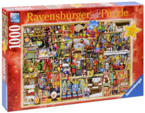 Пъзел Ravensburger от 1000 части - Коледен шкаф