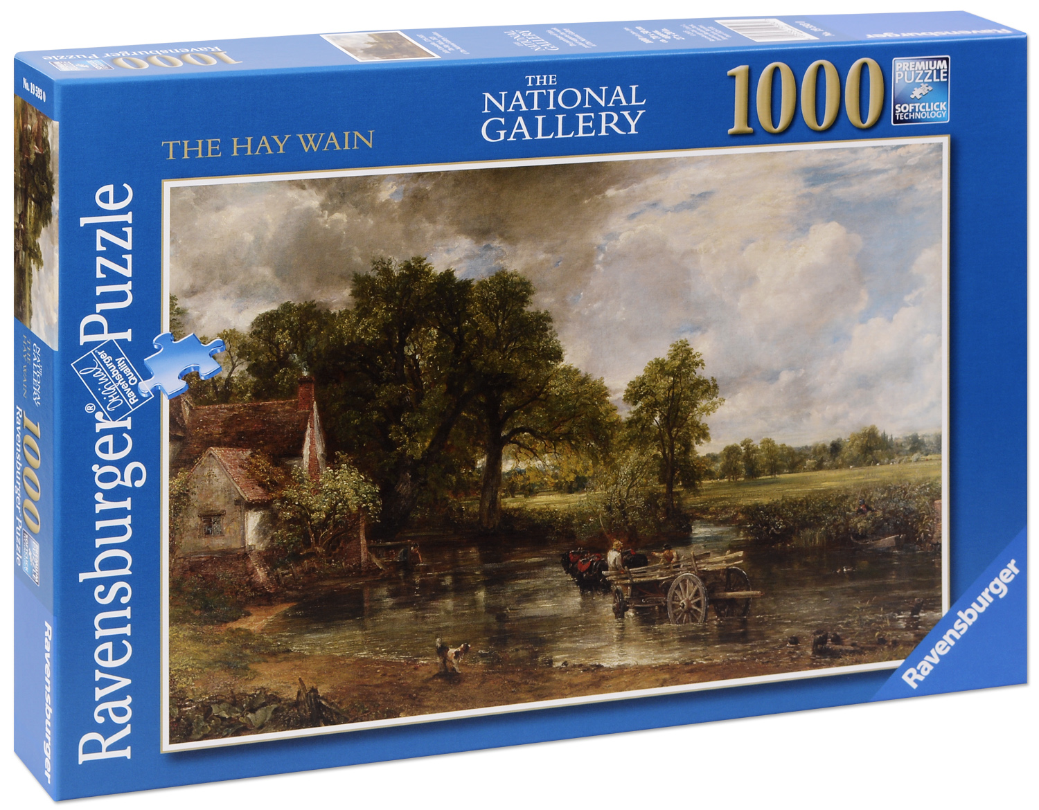 Пъзел Ravensburger от 1000 части - Полски пазач с дървена кола