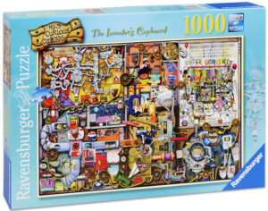 Пъзел Ravensburger от 1000 части - Шкафът на изобретателя, Колин Томпсън