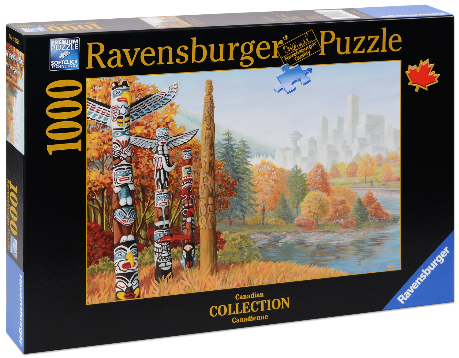 Пъзел Ravensburger от 1000 части - Среща на два свята
