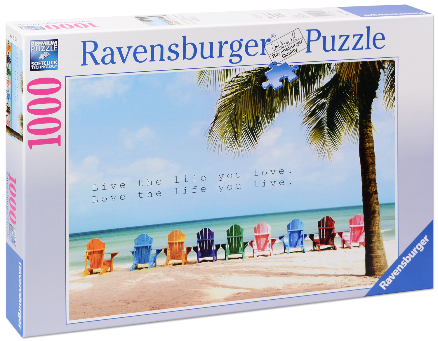 Пъзел Ravensburger от 1000 части - Живей си живота