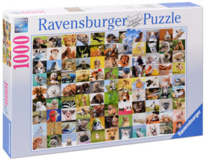 Пъзел Ravensburger от 1000 части - 99 животни