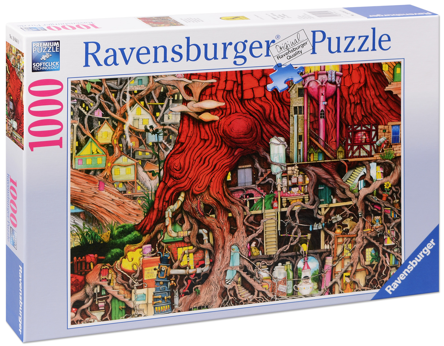 Пъзел Ravensburger от 1000 части - В корените на дървото, Колин Томпсън