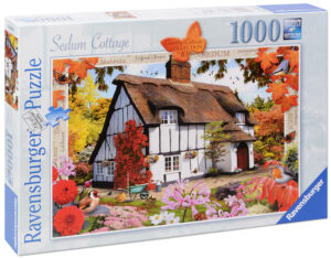 Пъзел Ravensburger от 1000 части -  Романтична къщичка