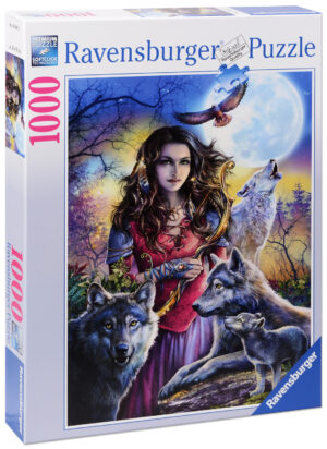 Пъзел Ravensburger от 1000 части - Покровителка на вълци