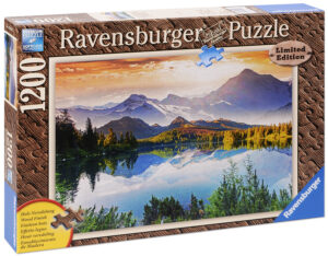 Пъзел Ravensburger от 1200 части - Слънце в планината