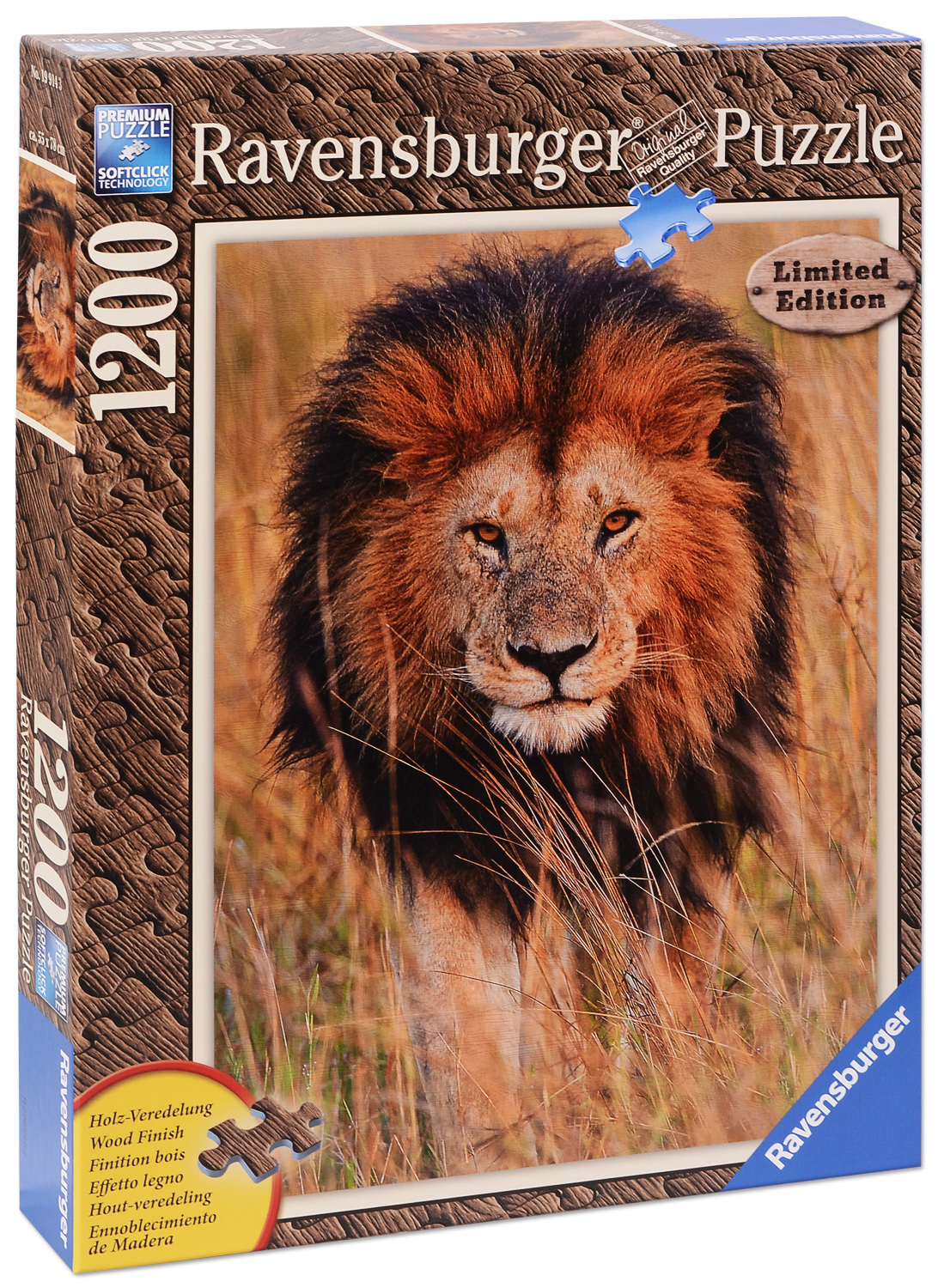 Пъзел Ravensburger от 1200 части - Лъв в Саваната