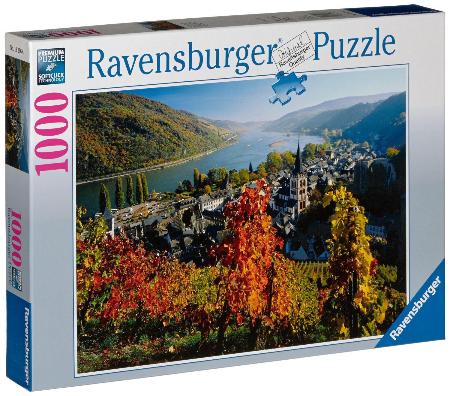 Пъзел Ravensburger от 1000 части - Лозе на Рейн