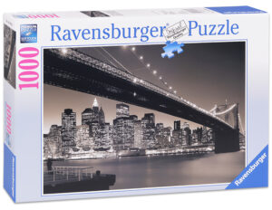 Пъзел Ravensburger от 1000 части - Манхатън и Бруклинския мост