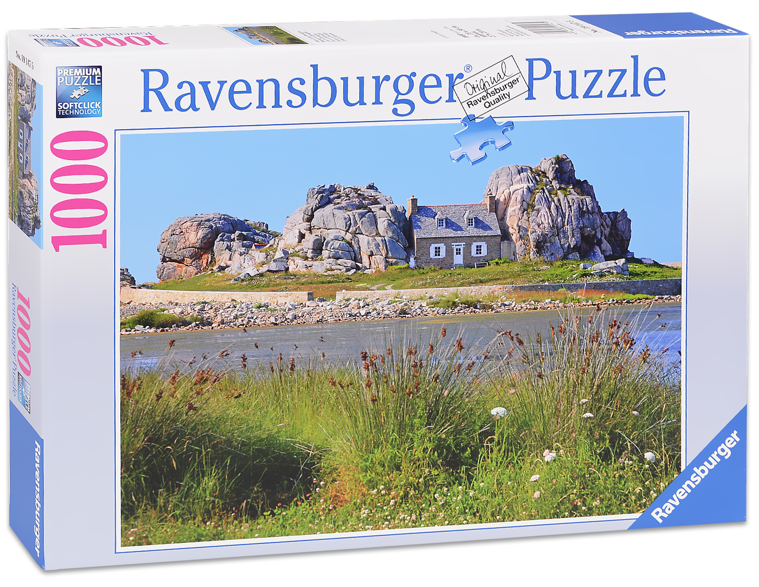 Пъзел Ravensburger от 1000 части - Къща на брега