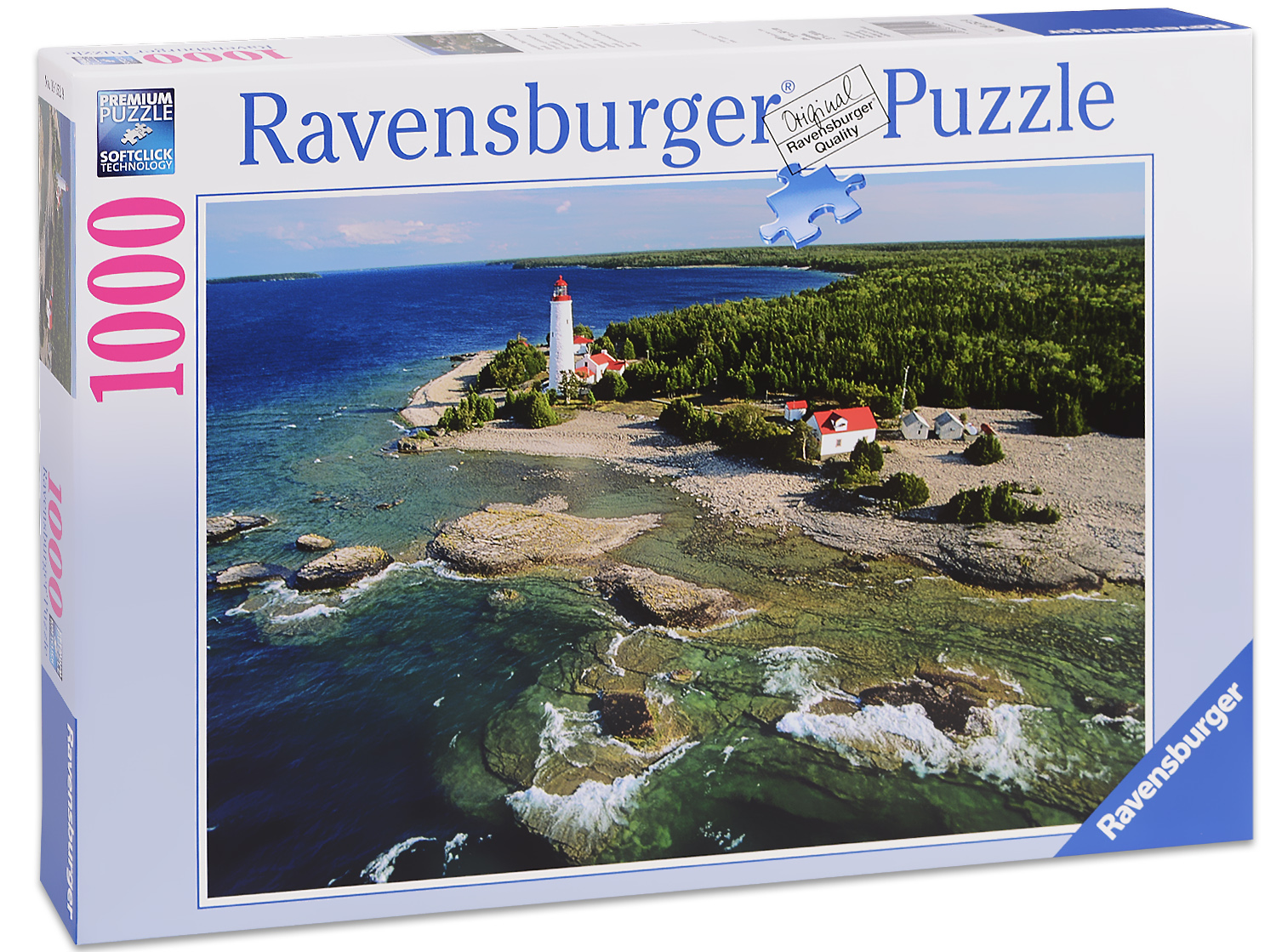 Пъзел Ravensburger от 1000 части - Фар в Канада